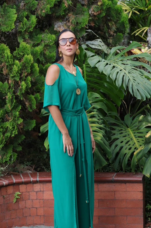 Conjunto Ilusión verde