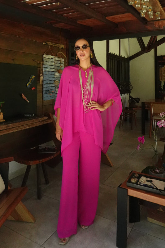 Conjunto Indonesia Fucsia
