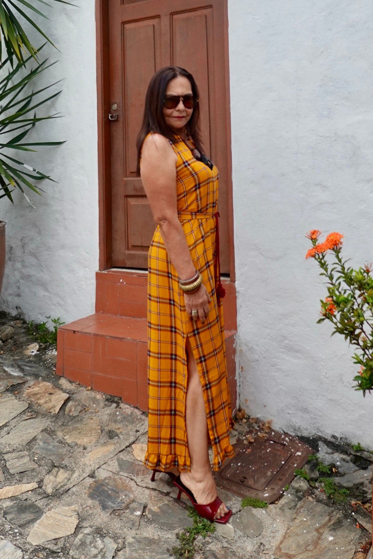 Vestido Mostaza