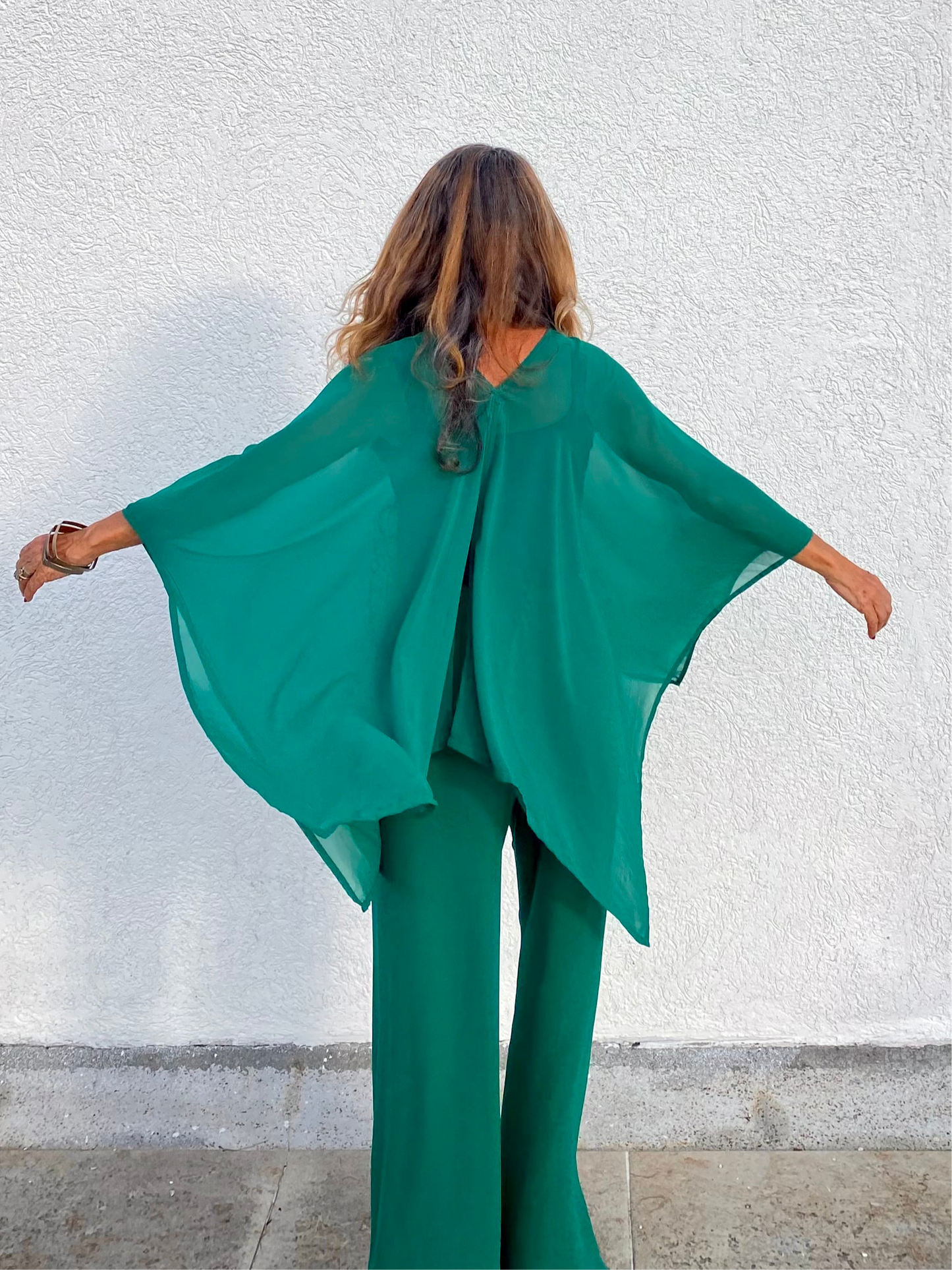 Conjunto Indonesia- Pantalón bota recta cremallera