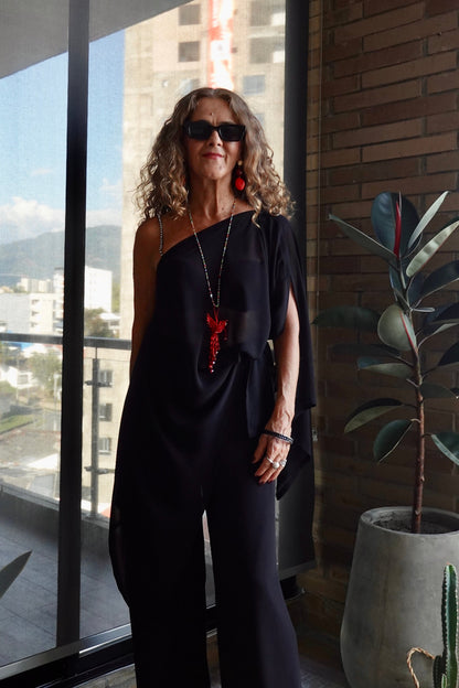 Conjunto indonesia negro