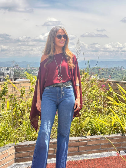 Poncho indonesia vino