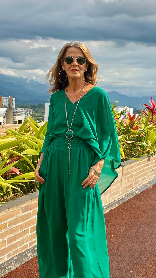Conjunto Indonesia- Pantalón enresortado