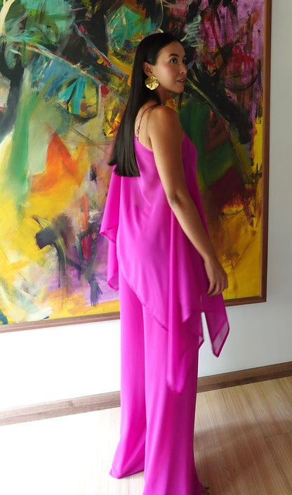 Conjunto Indonesia Fucsia